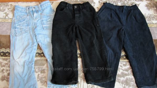 Фірмові джинси на хлопчика 4-6 років