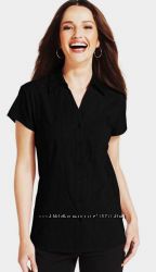 Новая черная стречевая блуза Style&Co размер 20 UK наш 54-56