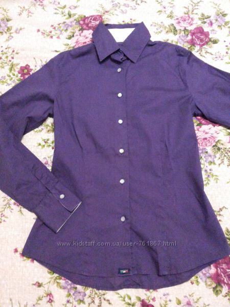 Стильна сорочка фіолетового кольору, р. S