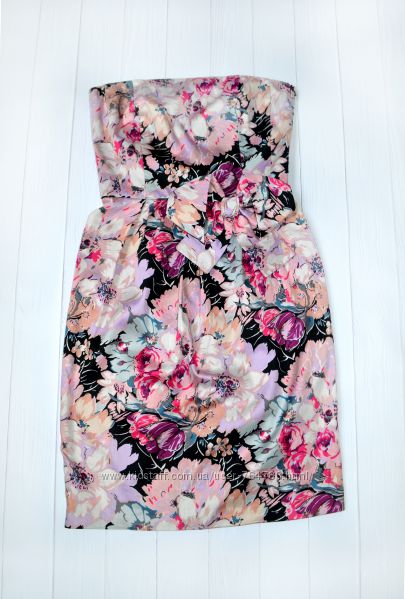 Нарядное вечернее платье корсет, бюстье Floral Frocks by Oasis, размер 10