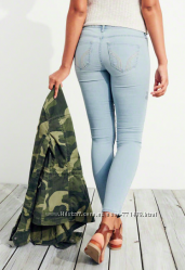 Новые джинсы леггинсы фирмы Hollister размер 3