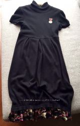 Чёрное Платье гольф Parrot  xxs, xs, s   Италия, оригинал 