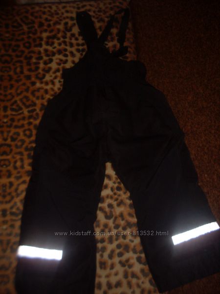Зимний полукомбинезон на рост 110 см.