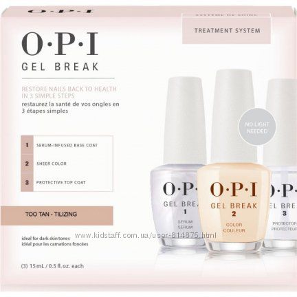 Комплексна программа для обновления ногтей OPI Nail Treatments Gel Break 