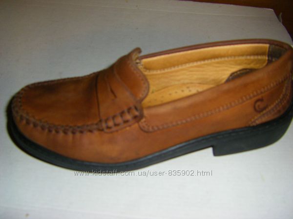 Бесподобные кожаные туфли Маркс и Спенсер и Кларкс  20-21, 5 см по стельке
