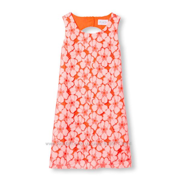 Нарядное платье CHILDRENS PLACE Чилдрен Плейс, 10-12л. оранжевое