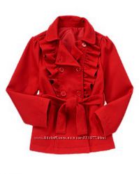Нарядное красное пальто Крейзи 8, Л-10-12л. Crazy8