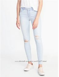 Красивые рваные джинсы Олд Неви Super Skinny Rockstar Jeans рамер 6, 8