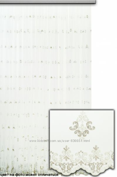 Нежная с вышивкой на гипюре Бали, 4 цвета, 290 грн