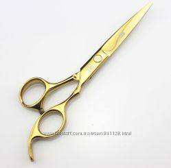 Ножницы 5. 5 парикмахерские KASHO прямые золотое напыление