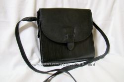 Сумка кожаная каркасная на плечо GanBag