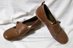 Туфли женские кожаные коричневые Clarks Размер 39 UK6
