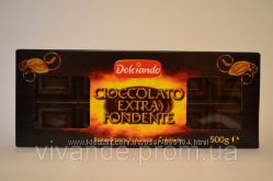 Черный шоколад Dolciando Cioccolato Extra Fondente 500г