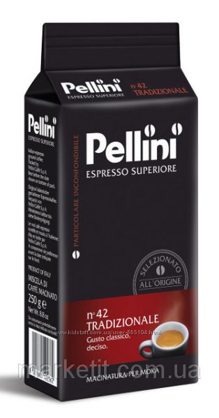 Кофе молотый Pellini Espresso Superiore n42 250г Италия