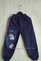  Спортивные штаны с начесом  теплые детские  для мальчика 104