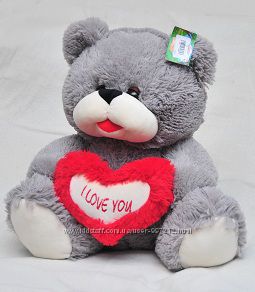 Мишка с сердцем я люблю тебя валентинка медведь медвежонок 