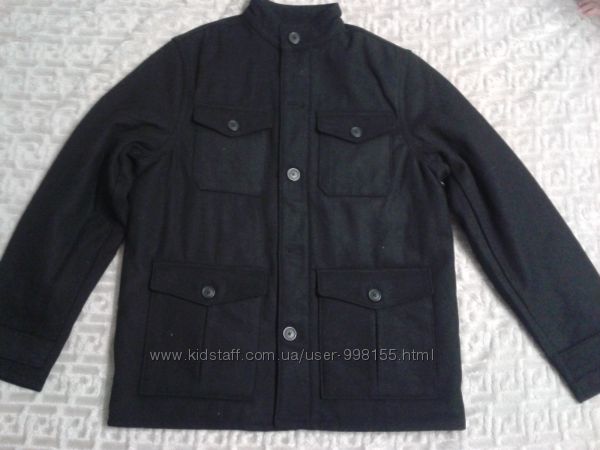 Мужская куртка-пальто Old Navy Wool-Blend Four-Pocket Jackets