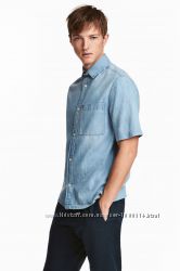 Мужская джинсовая рубашка H&M