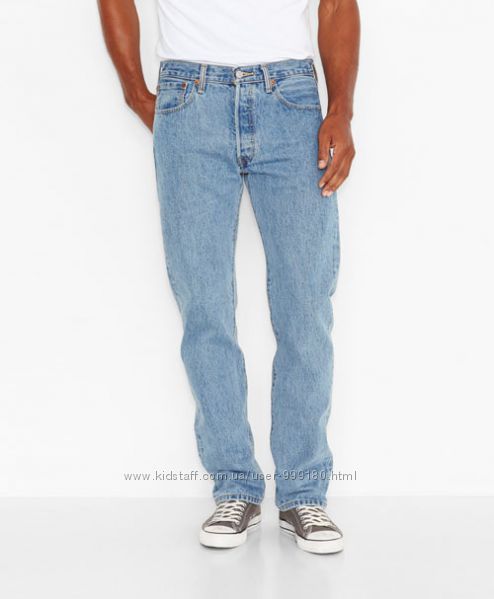 Джинсы Levis 501 Original Fit Jeans - Light Stonewash