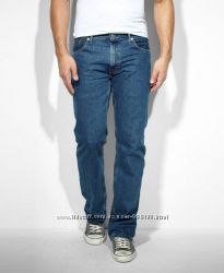 Джинсы Levis 505 Regular Fit Jeans - Dark Stonewash