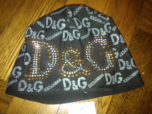 шапочка двойная D&G женская новая