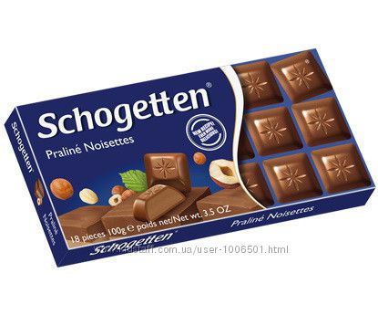 Шоколад Schogetten 100гр. Германия в ассортименте, 45 грн. купить ...
