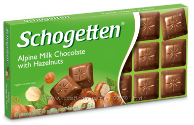 Шоколад Schogetten 100гр. Германия в ассортименте, 45 грн. купить ...