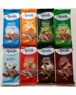 Шоколад Alpinella 90гр. Польша в ассортименте