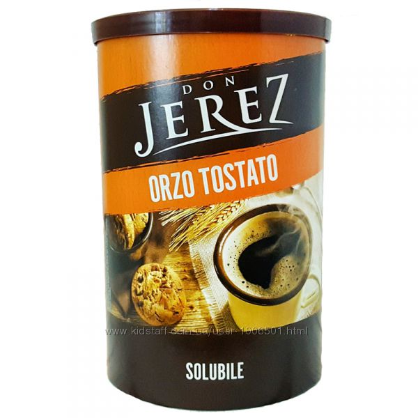Растворимый ячменный кофе Don Jerez Orzo Tostato 200гр Италия