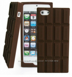Силиконовый чехол-шоколадка для iphone 4 4s 5 5s 6 6s с ароматом шоколада