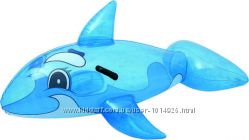 Кит надувной 41036 Bestway, плотик, кит, акула, касатка, синий кит