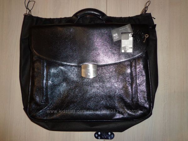Новый кожаный портфель VIF сумка дорожная для ноутбука ВИФ