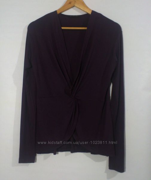 Блуза темно фиолетовая бренд sisley