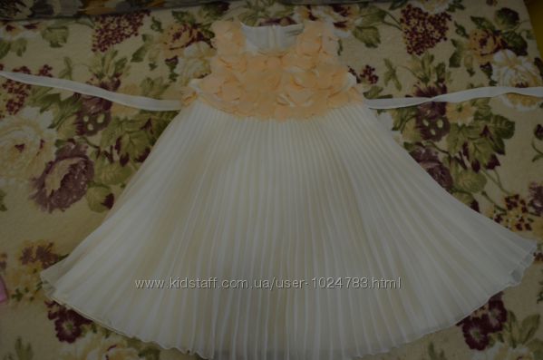 Нарядное платье Polin р.110-116, Cherokee, р.104- 110, кружевное, р.92-98- 