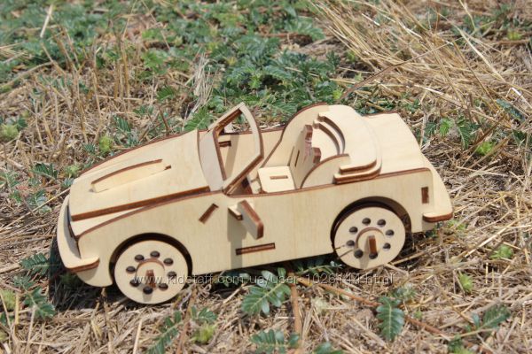 Деревянный конструктор - гоночное авто