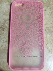 Защитный розовый чехол для IPhone 5 5S