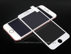 Защитное стекло iPhone 6 6S 7 3D PC глянец белый