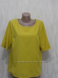 Блуза лимонного цвета F&F, р. 16-18