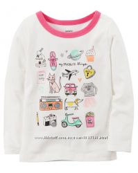 Футболки с длинным рукавом Carters 3 вида