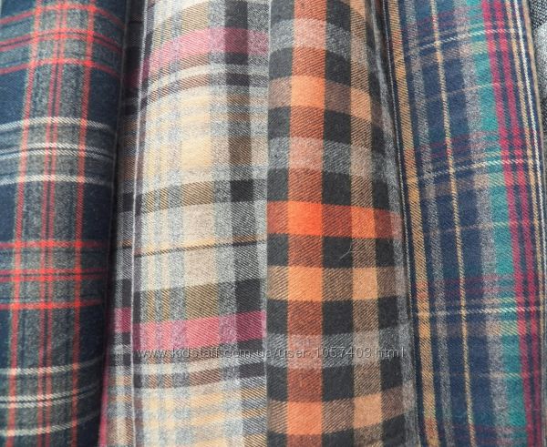 Костюмные ткани в клетку(теплые)