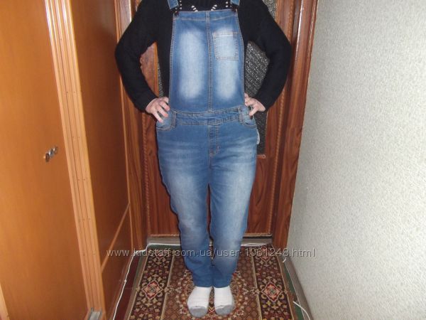 джинсовый женский комбинезон