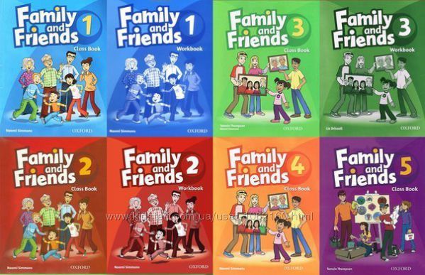 Підручники Family and Friends second edition1-6 рівень