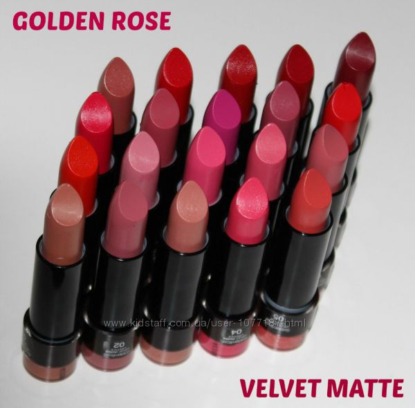 Матовая губная помада Golden Rose Velvet Matte Lipstick