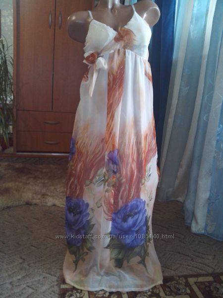 Красивенные яркие летние платья в пол