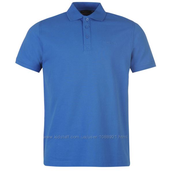 Рубашка поло футболка Pierre Cardin Blue Оригинал Синий цвет Хлопок