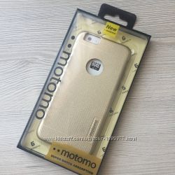Противоударный чехол для iphone 6 6S золотой Мотомо