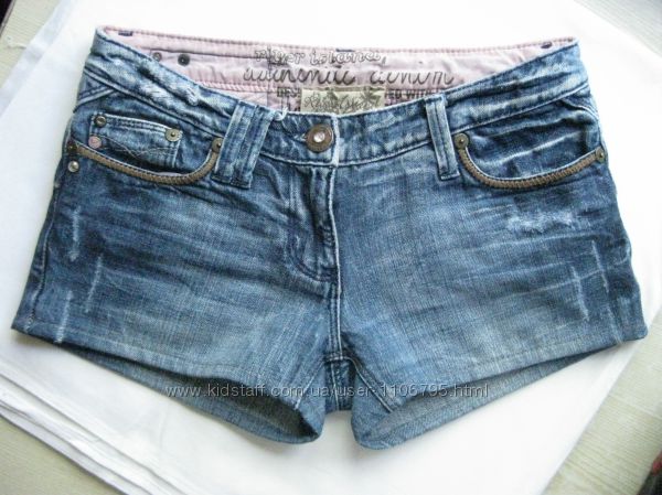 джинсовые шорты River Island - размер S, M см. замеры