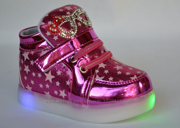 Хайтопы кроссовки с LED подсветкой