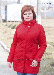 Распродажа 44-50р Удлиненная демисезонная женская куртка, PK1-330