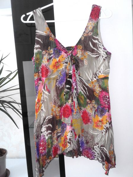 Очень красивая шифоновая блуза в прекрасных цветах joanna hope
